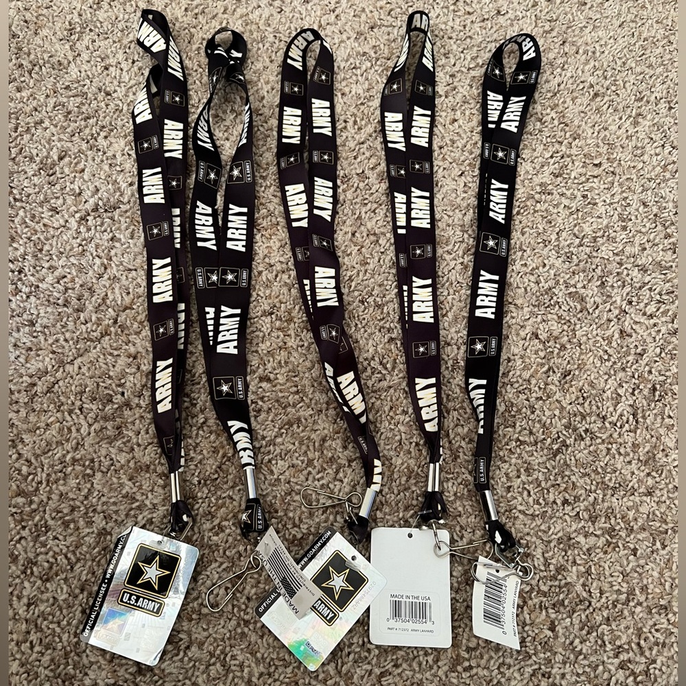 Army Lanyards Lot of 5 NWT (See Description)
